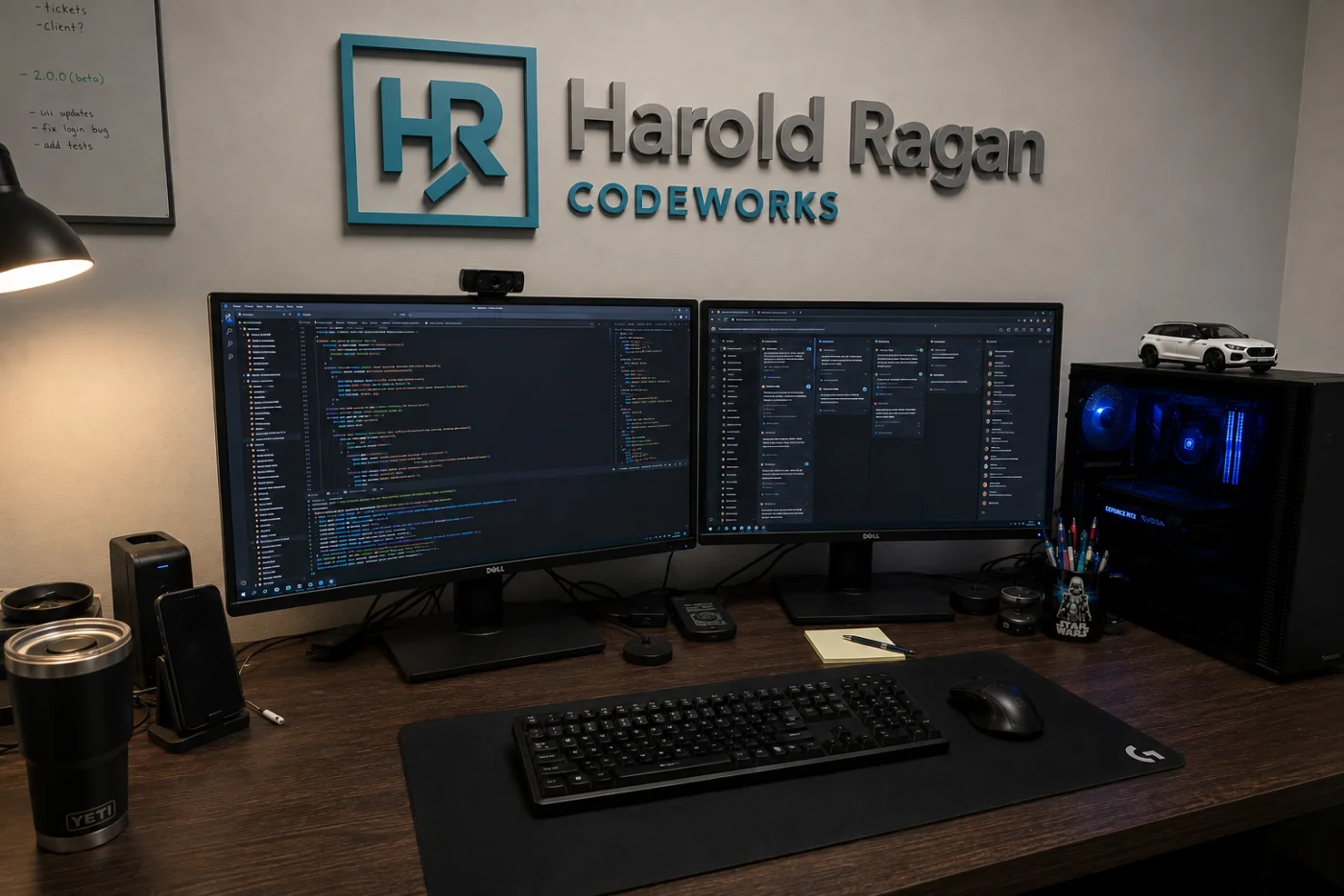 Harold Ragan CodeWorks workspace