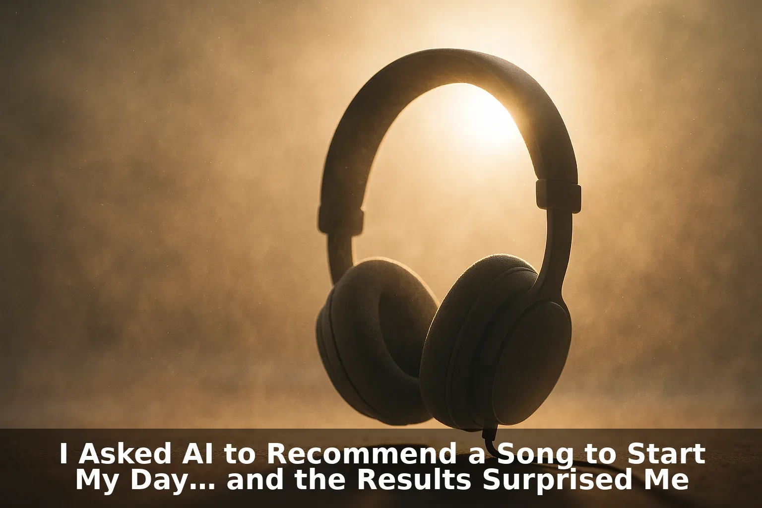 I Asked AI to Recommend a Song to Start My Day… and the Results Surprised Me
