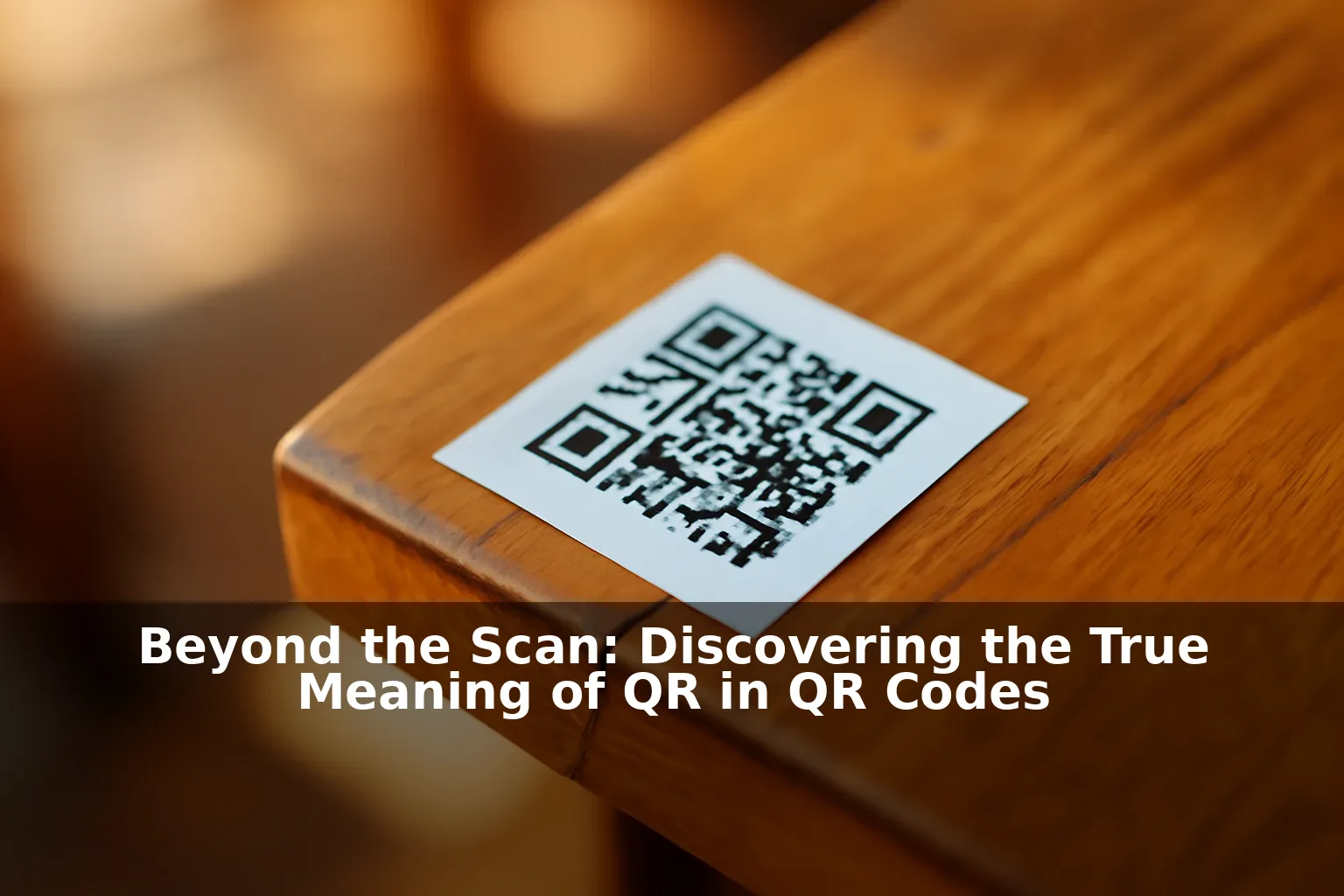 Beyond the Scan: Discovering the True Meaning of QR in QR Codes