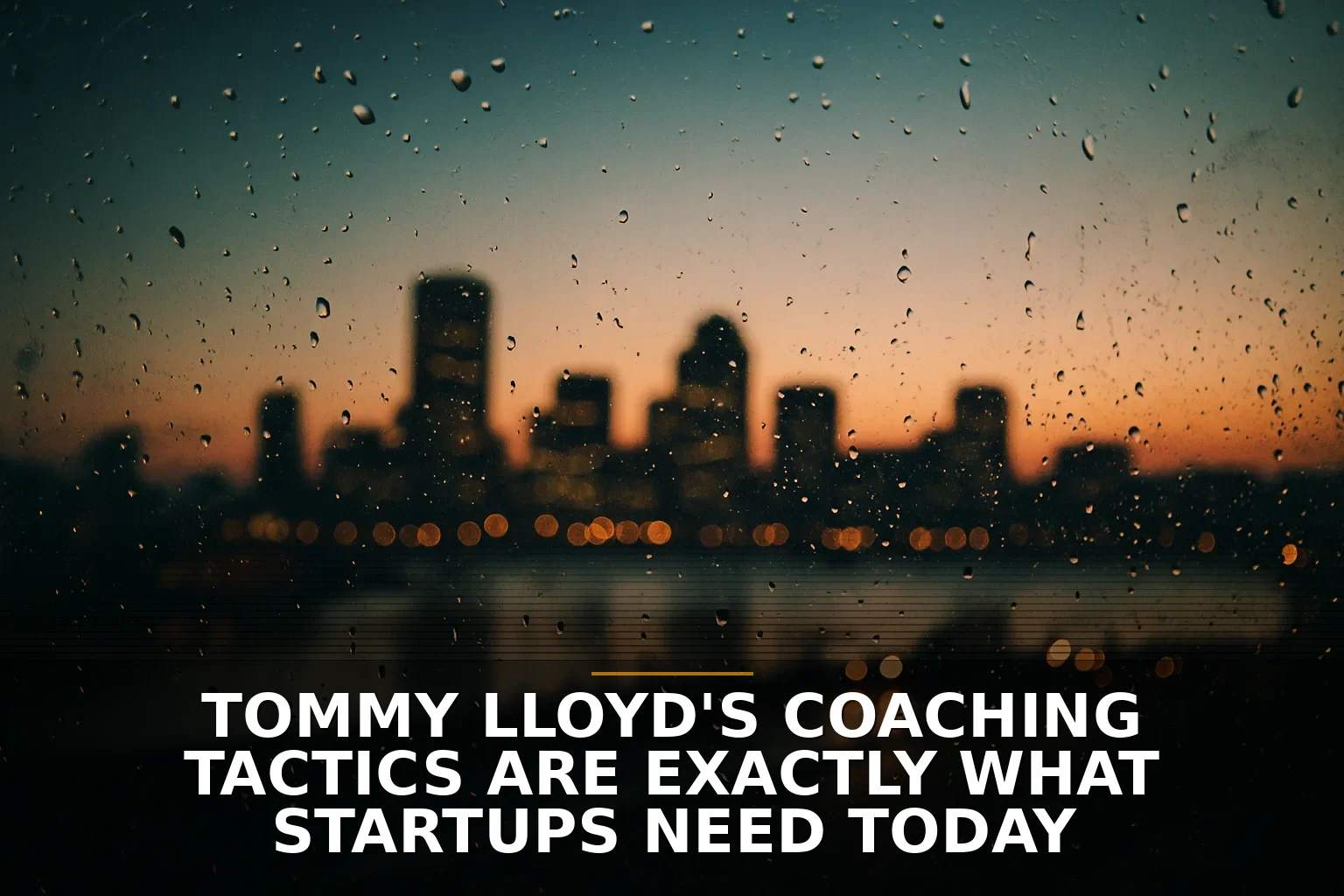 Tommy Lloyd's Coaching Tactics Are Exactly What Startups Need Today