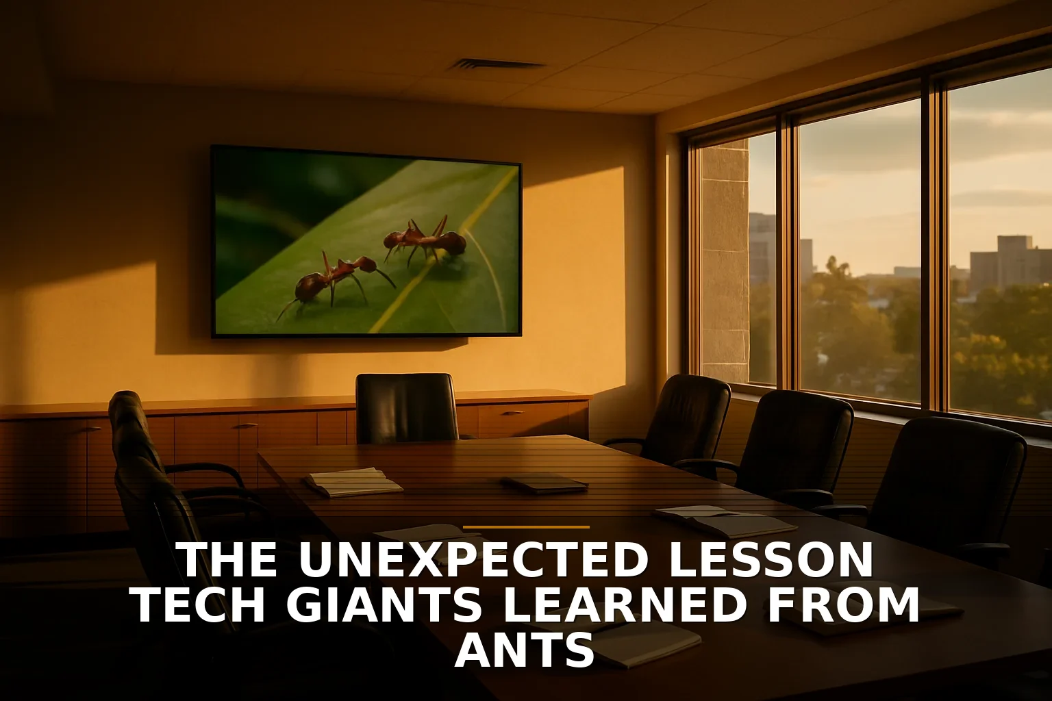 The Unexpected Lesson Tech Giants Learned from Ants