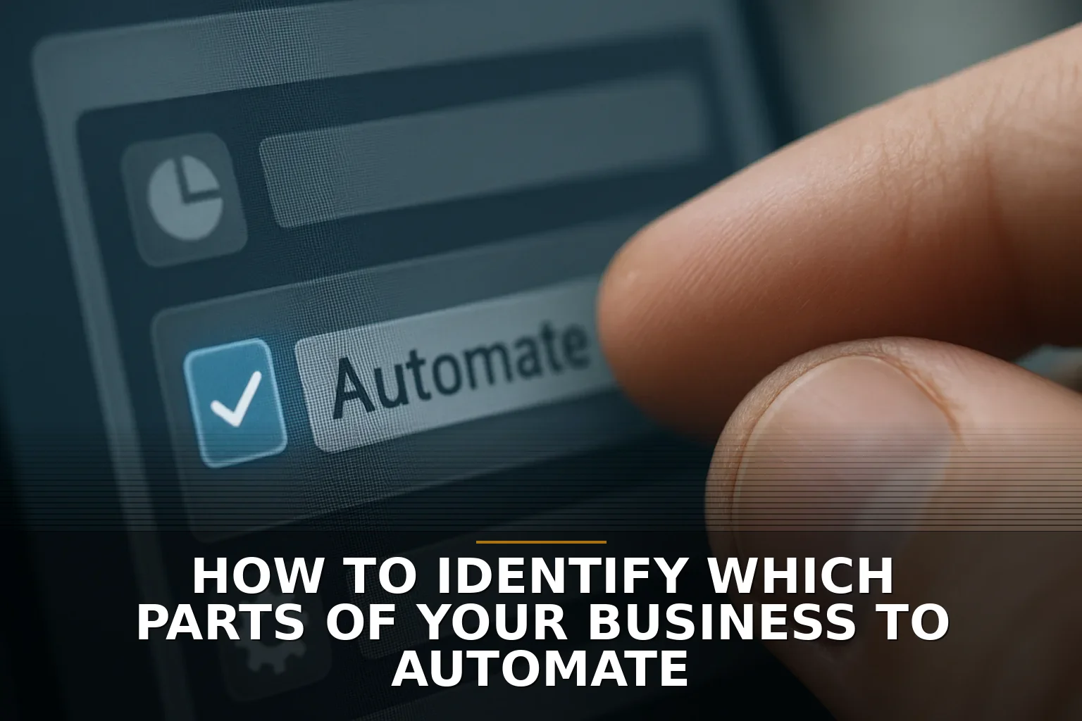 How to identify which parts of your business to automate