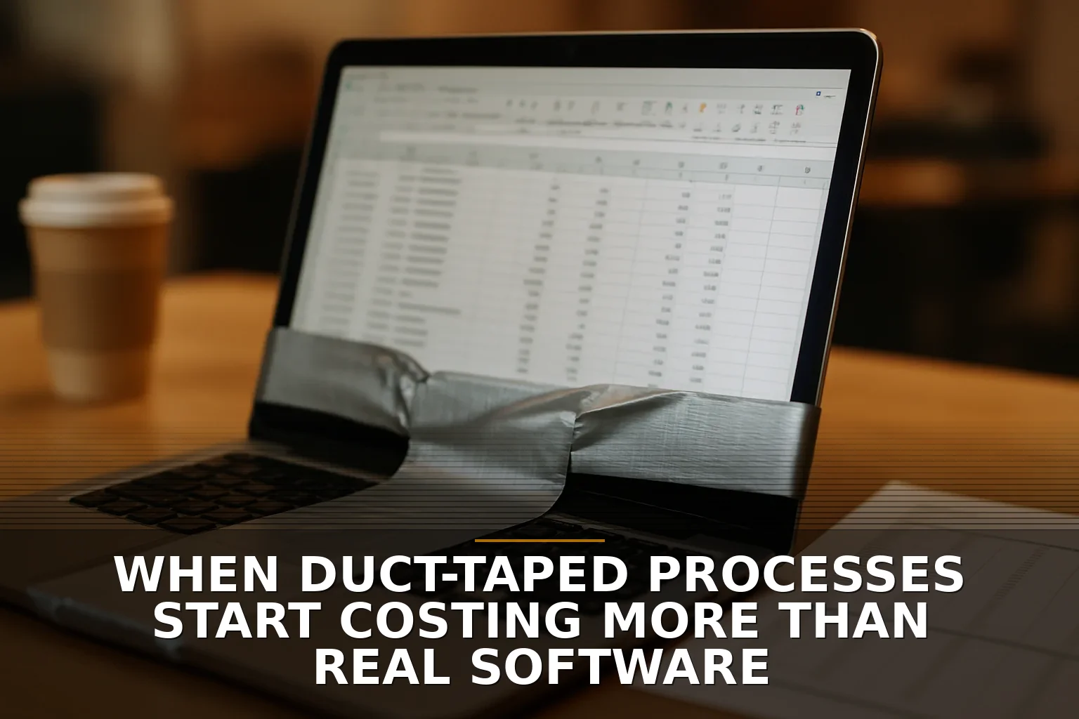 When duct-taped processes start costing more than real software