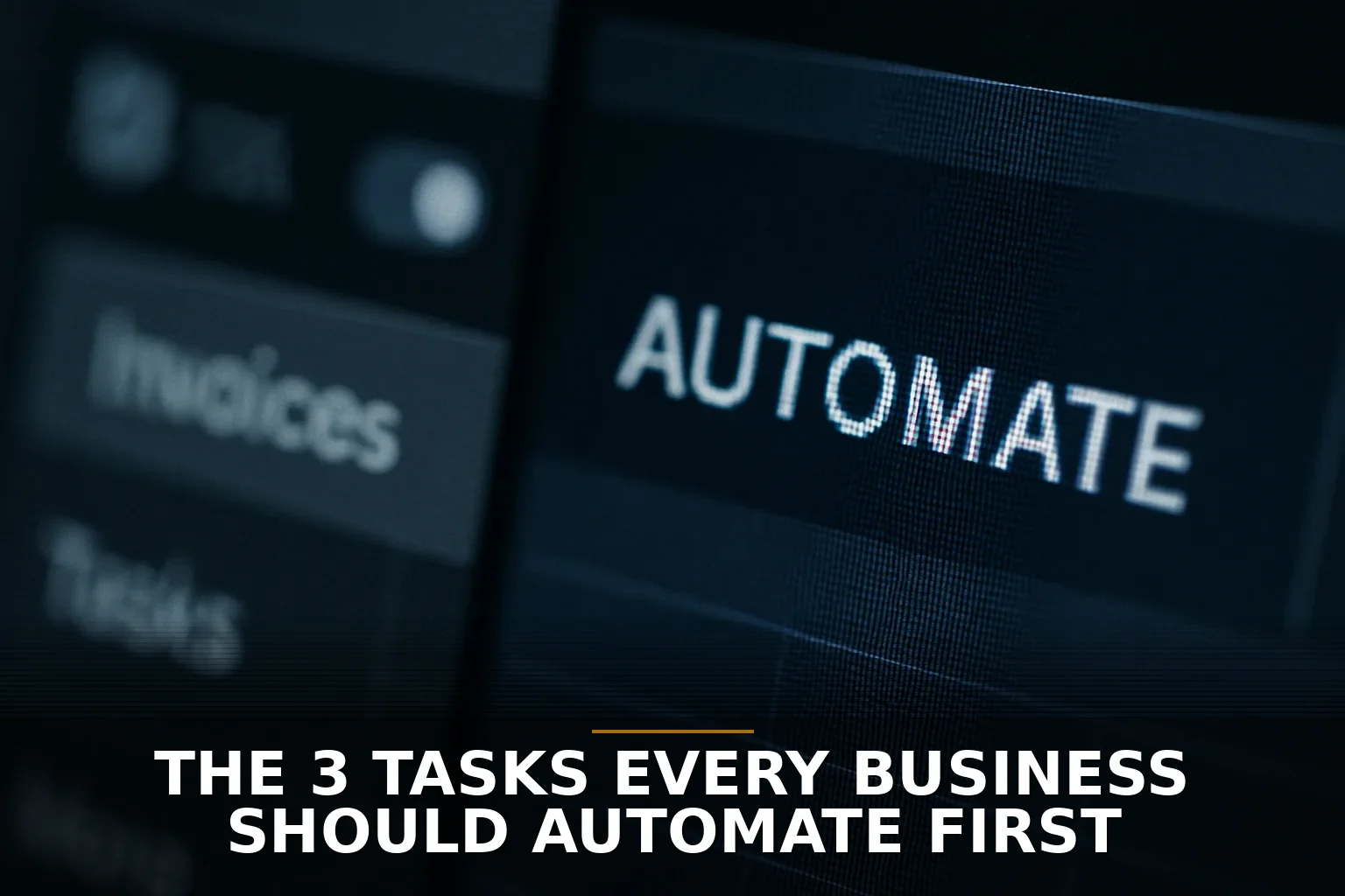 The 3 tasks every business should automate first