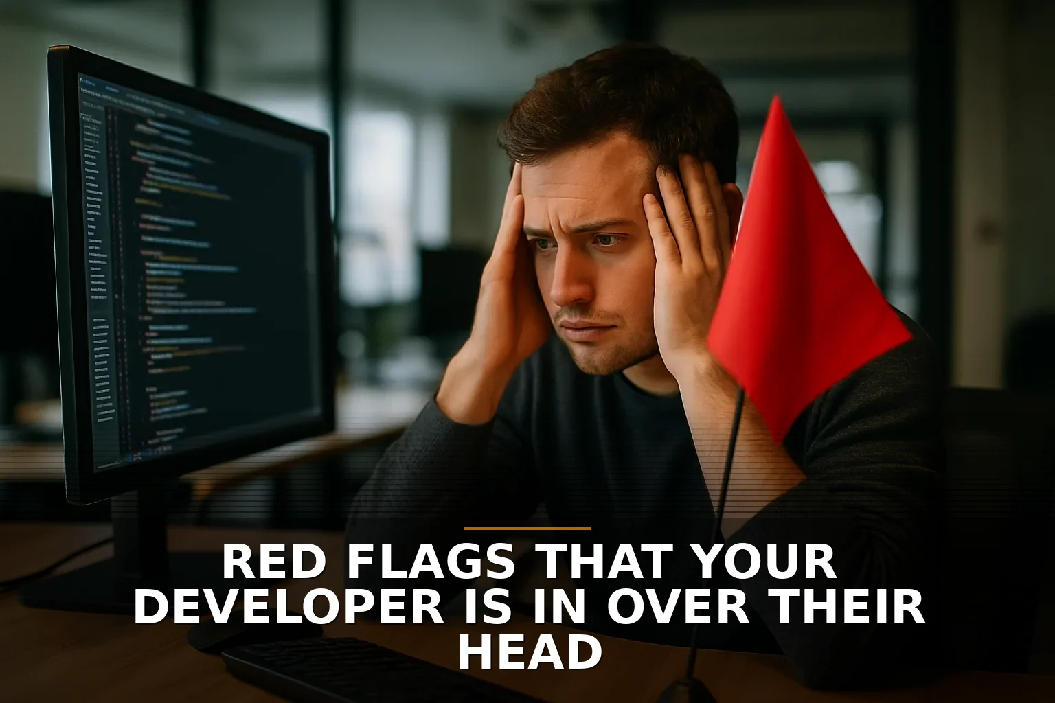 Red flags that your developer is in over their head