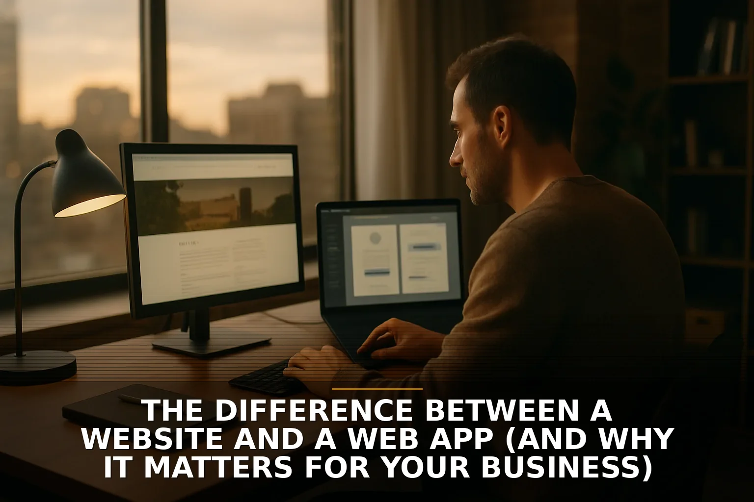 The difference between a website and a web app (and why it matters for your business)