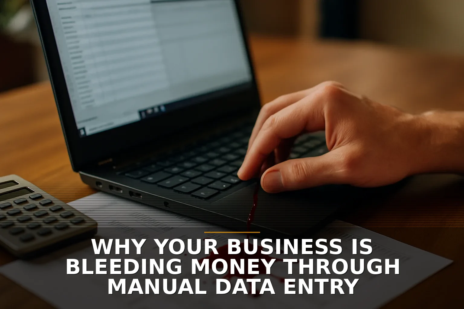 Why your business is bleeding money through manual data entry