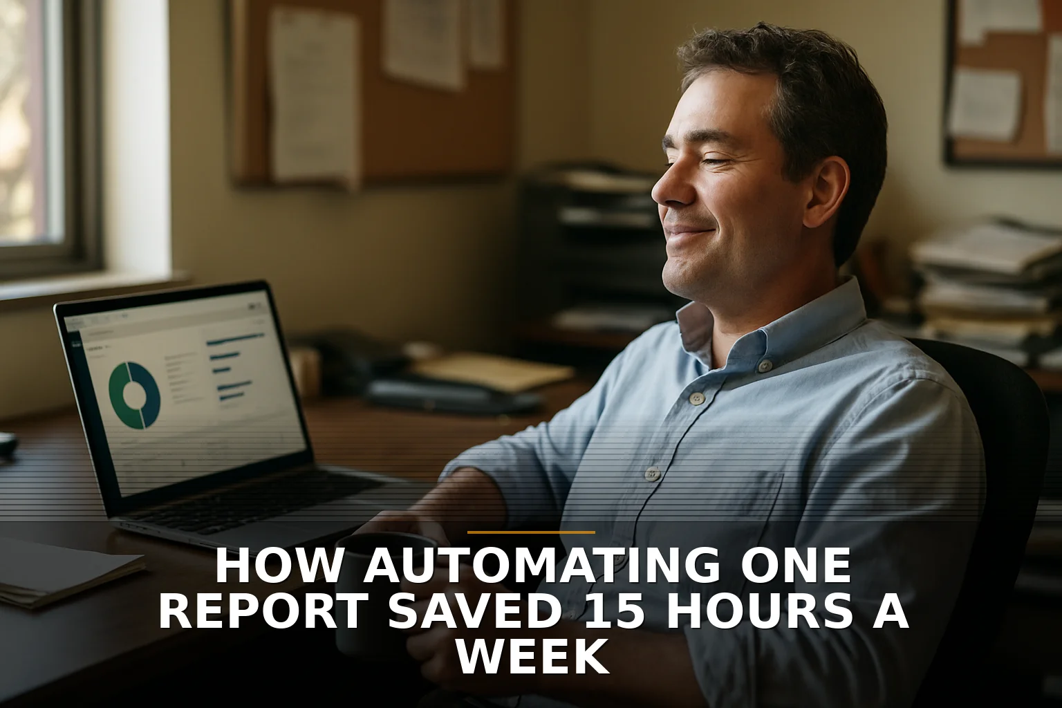 How automating one report saved 15 hours a week