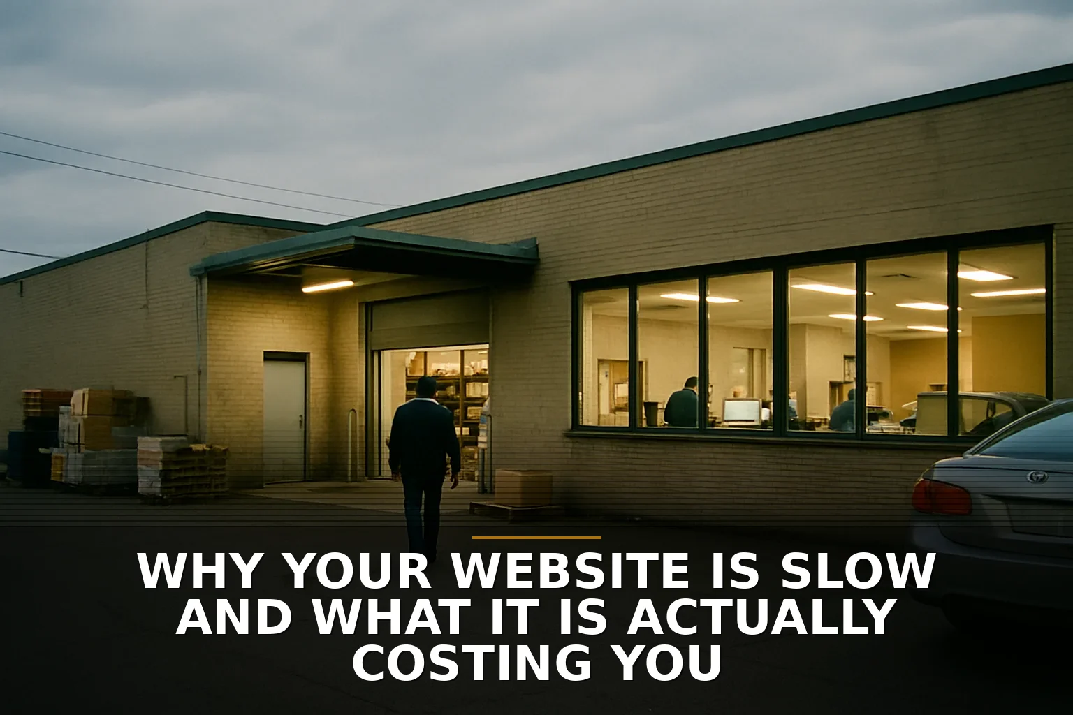Why your website is slow and what it is actually costing you
