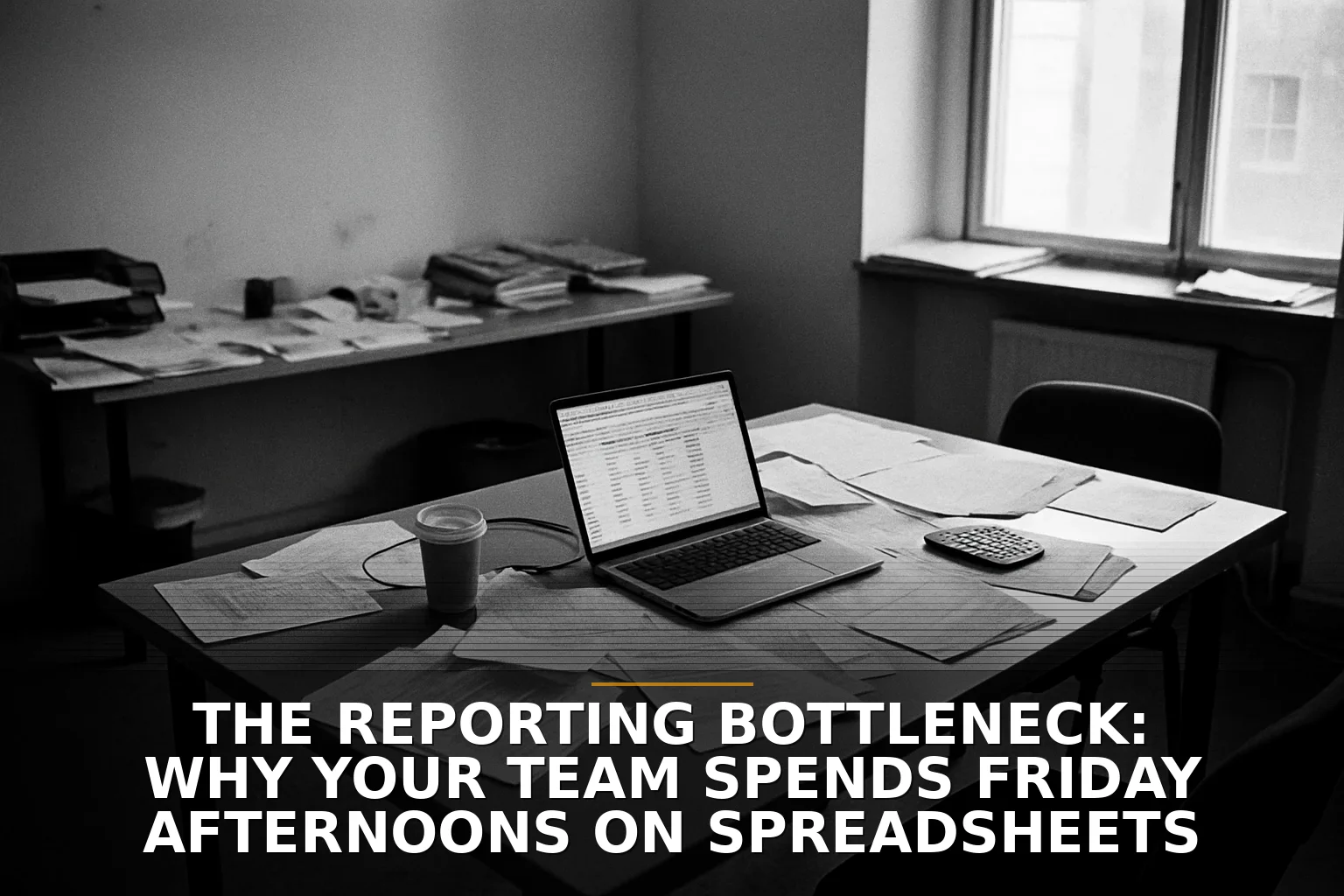 The reporting bottleneck: why your team spends Friday afternoons on spreadsheets