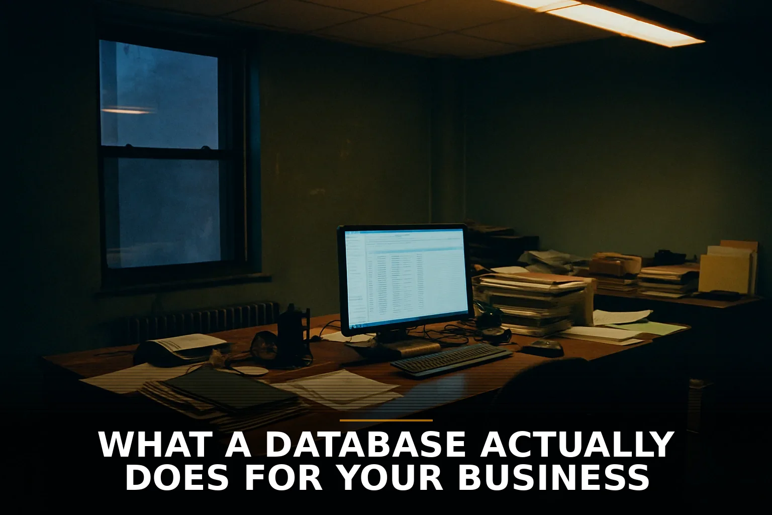 What a database actually does for your business