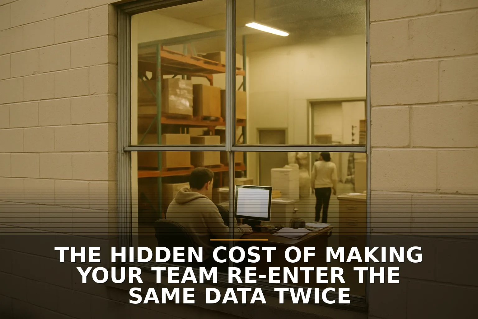 The Hidden Cost of Making Your Team Re-Enter the Same Data Twice