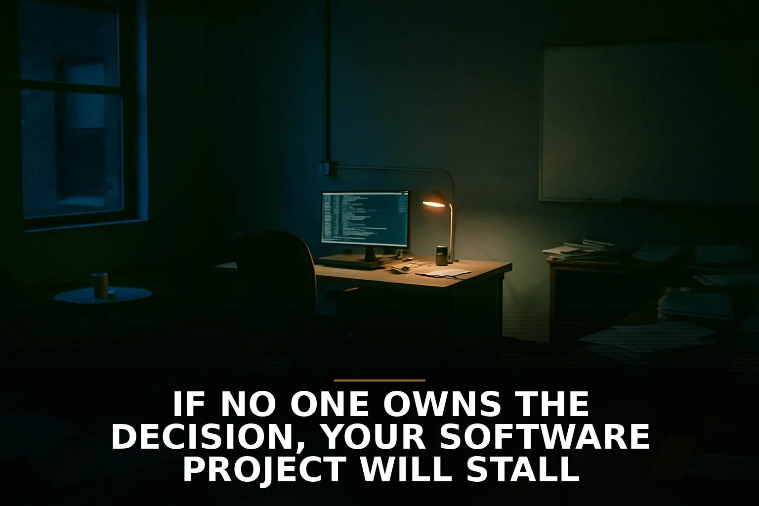 If no one owns the decision, your software project will stall