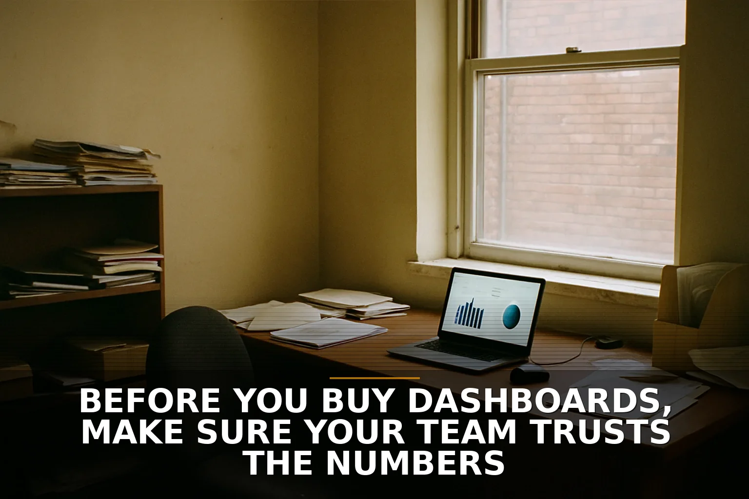 Before You Buy Dashboards, Make Sure Your Team Trusts the Numbers