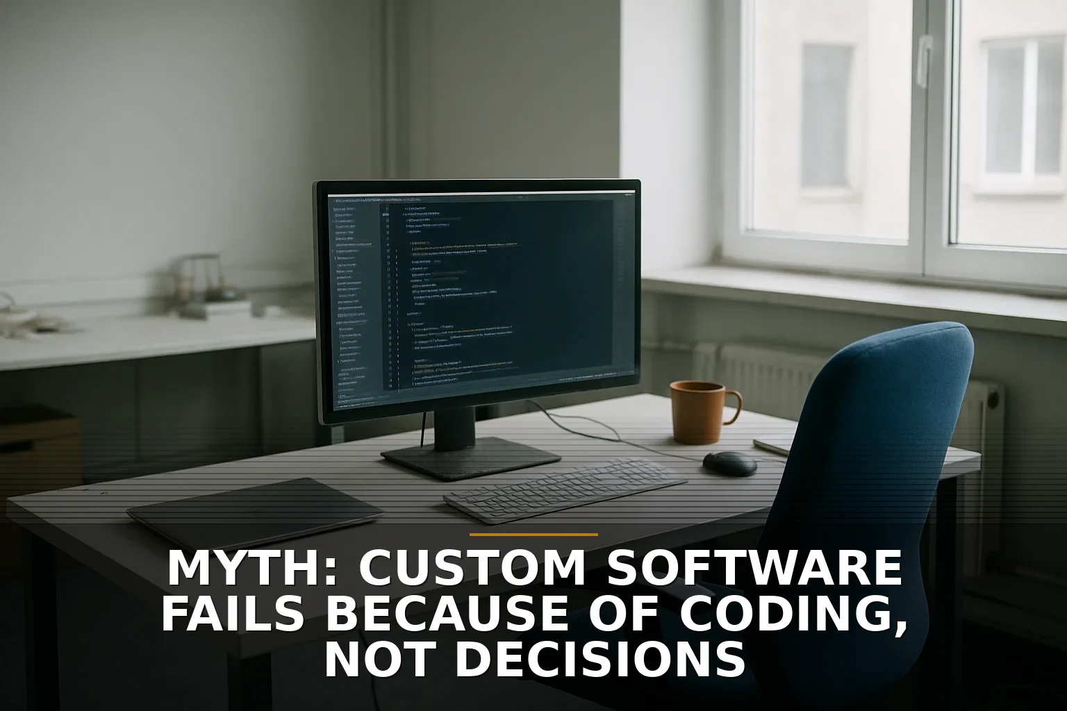 Myth: Custom Software Fails Because of Coding, Not Decisions
