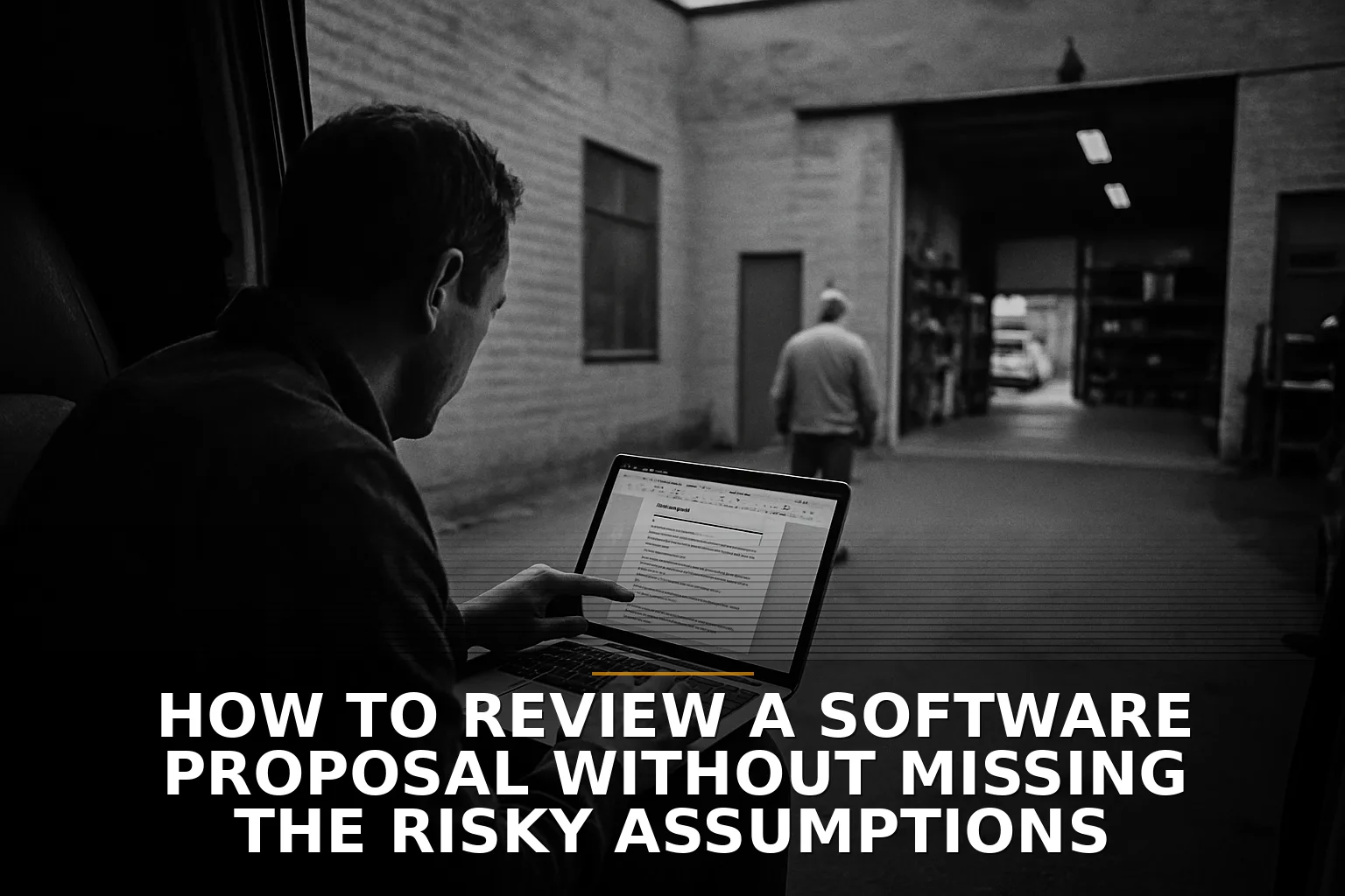 How to review a software proposal without missing the risky assumptions