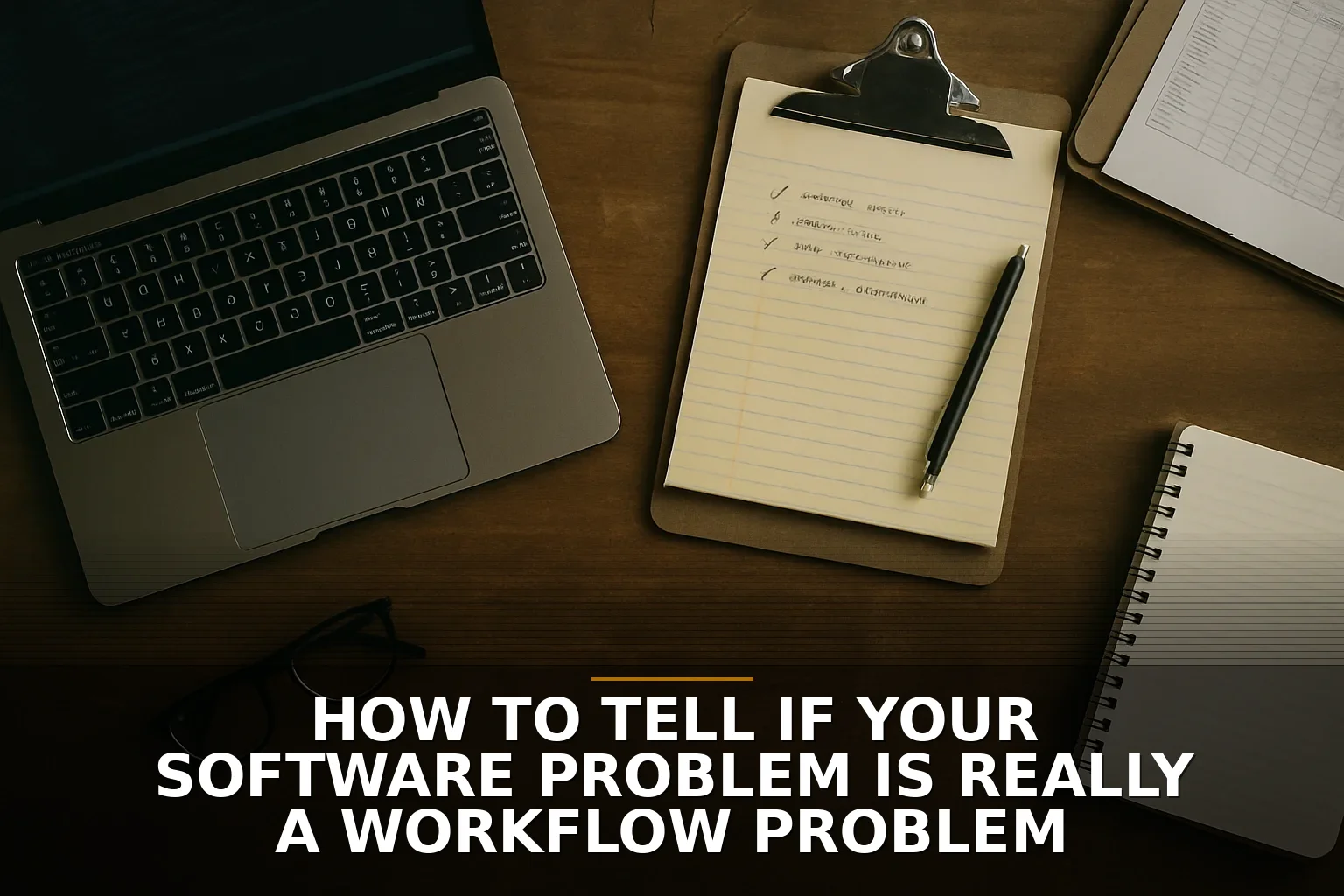 How to tell if your software problem is really a workflow problem