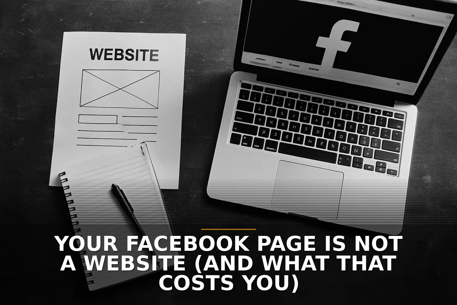 Your Facebook Page Is Not a Website (and What That Costs You)