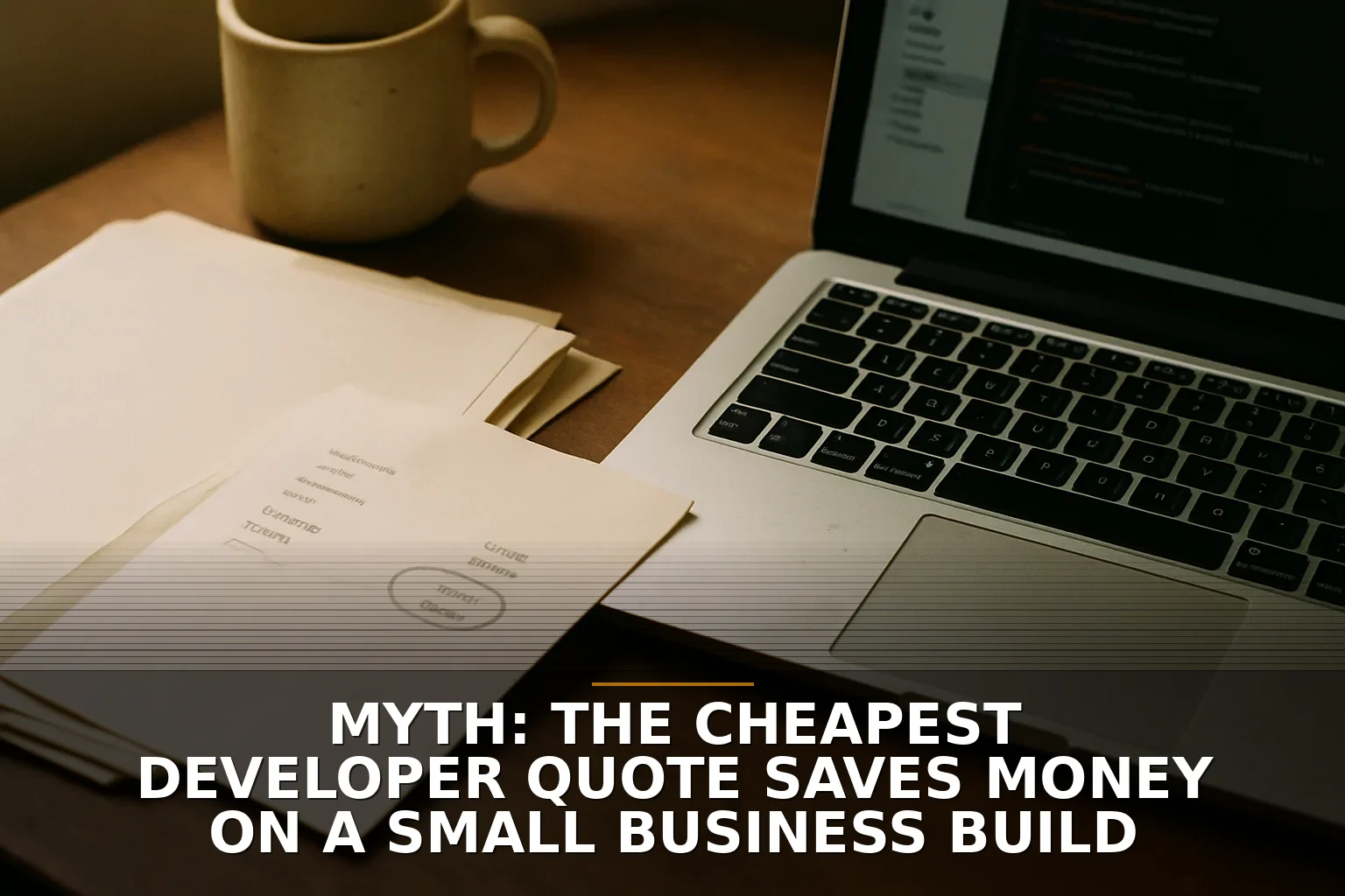 Myth: The Cheapest Developer Quote Saves Money on a Small Business Build