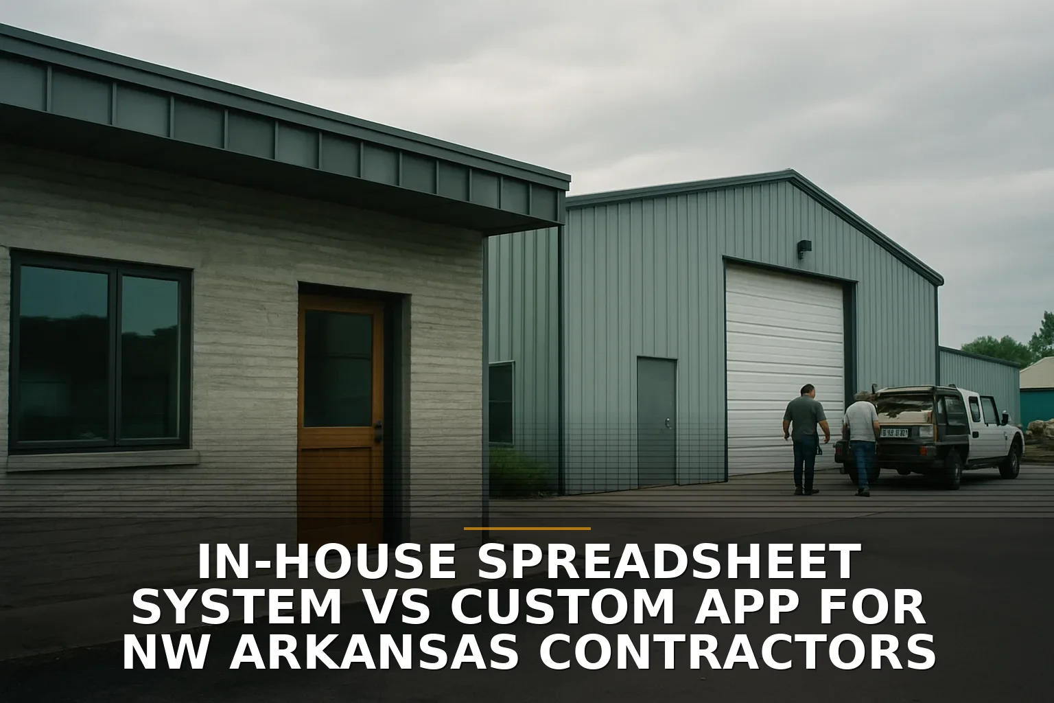 In-House Spreadsheet System vs Custom App for NW Arkansas Contractors