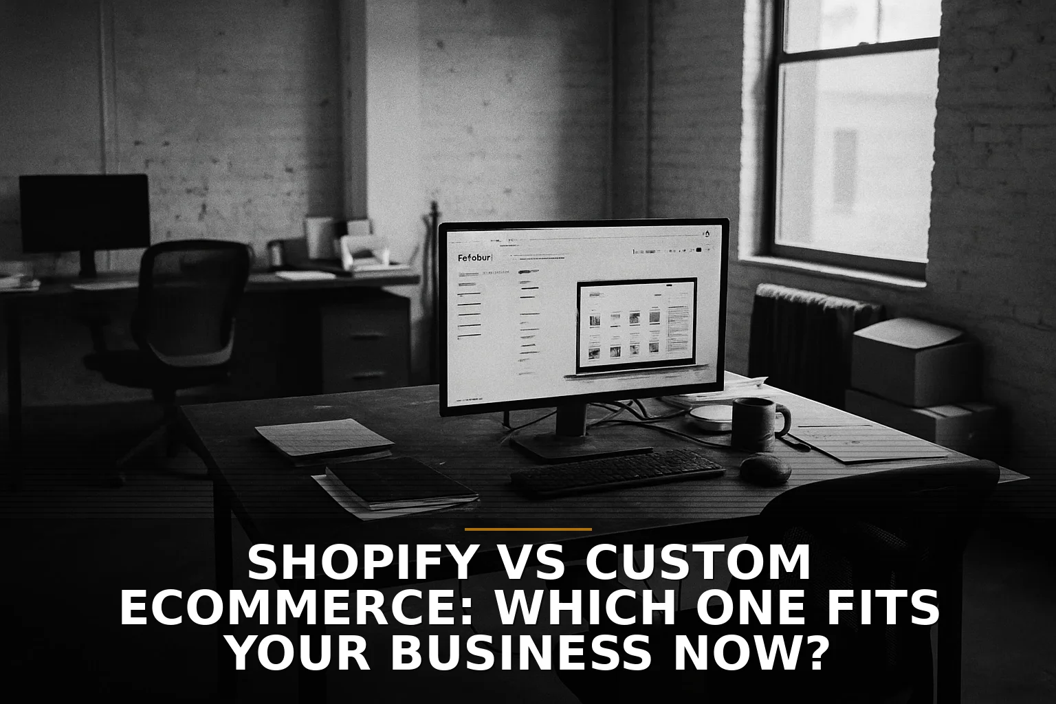Shopify vs Custom Ecommerce: Which One Fits Your Business Now?