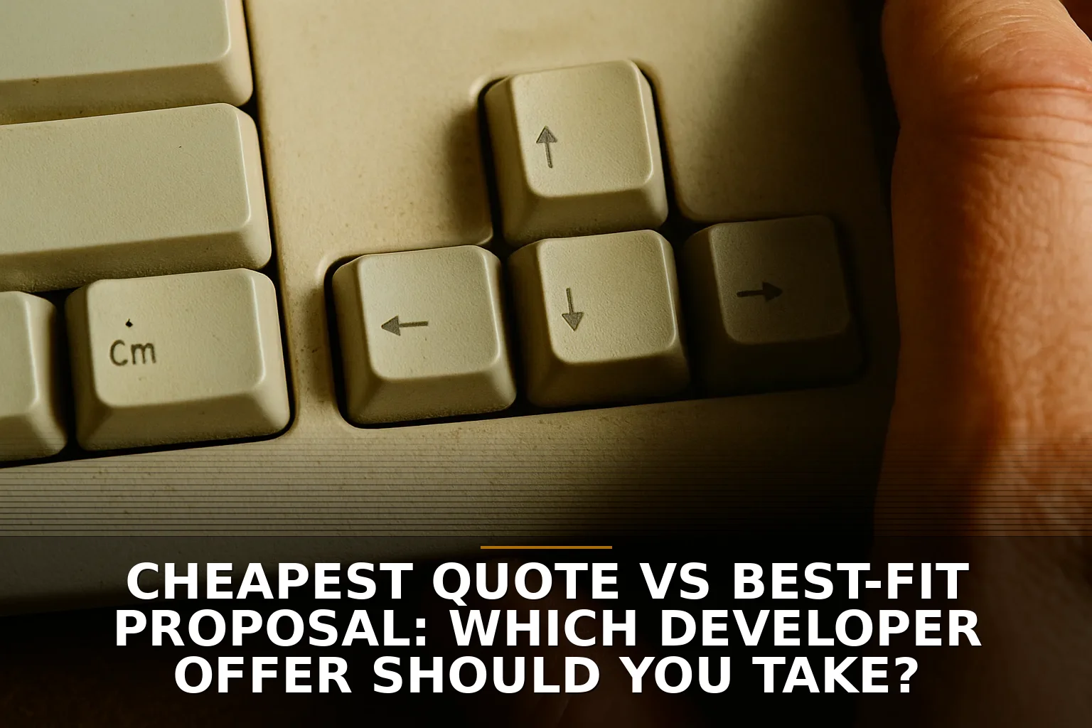 Cheapest Quote vs Best-Fit Proposal: Which Developer Offer Should You Take?