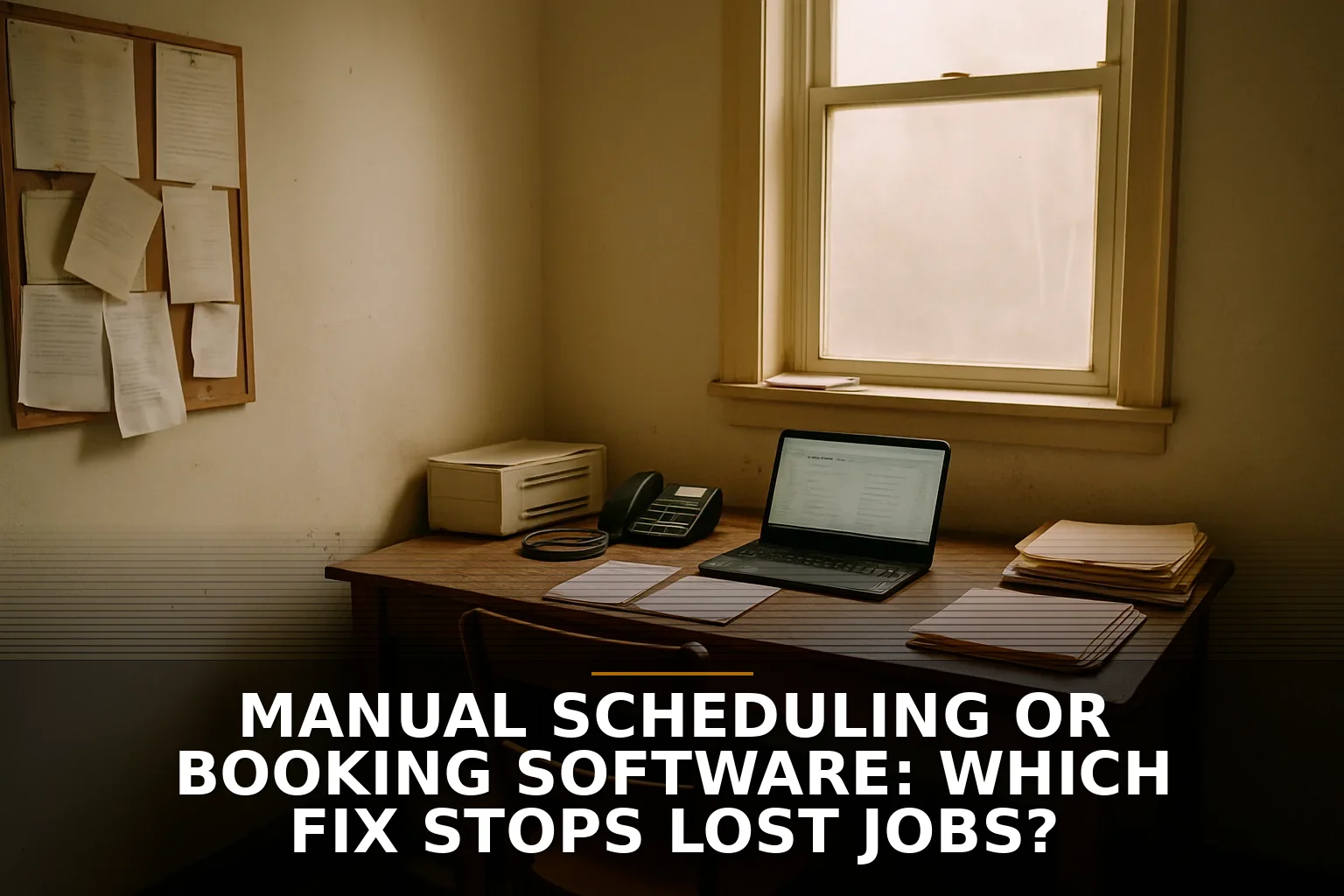 Manual scheduling or booking software: which fix stops lost jobs?