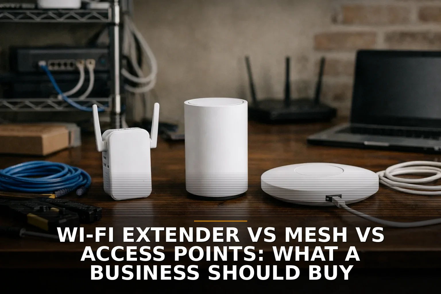 Wi-Fi Extender vs Mesh vs Access Points: What a Business Should Buy