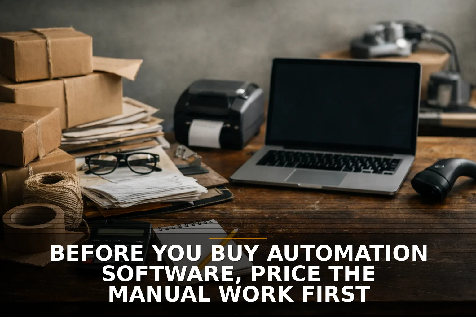 Before You Buy Automation Software, Price the Manual Work First