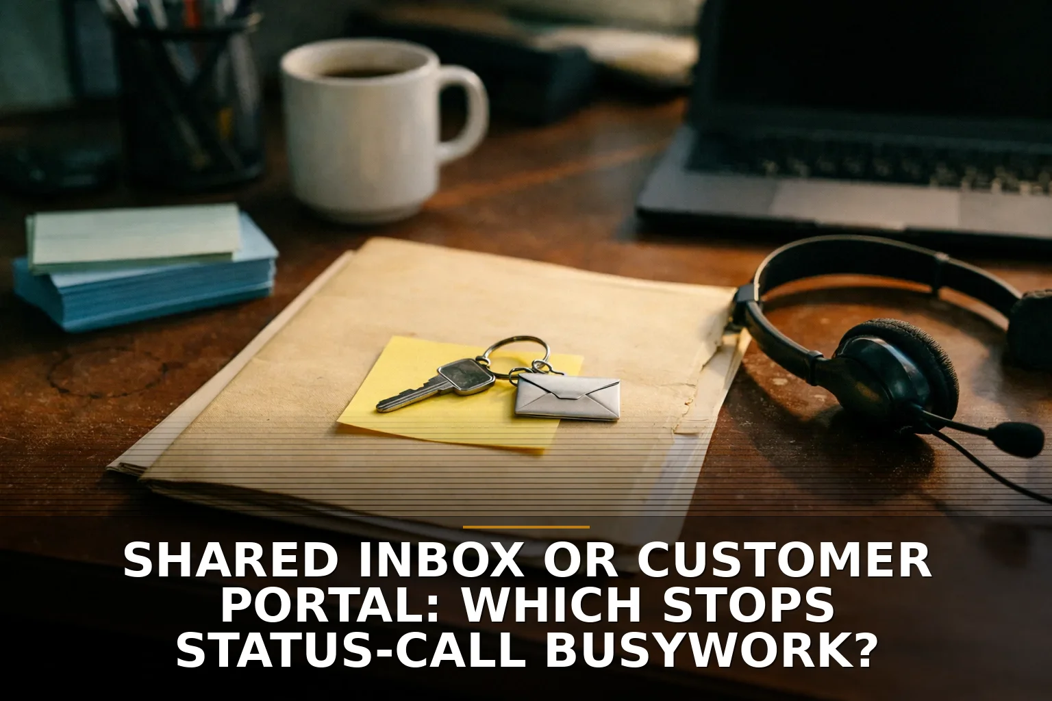 Shared inbox or customer portal: which stops status-call busywork?