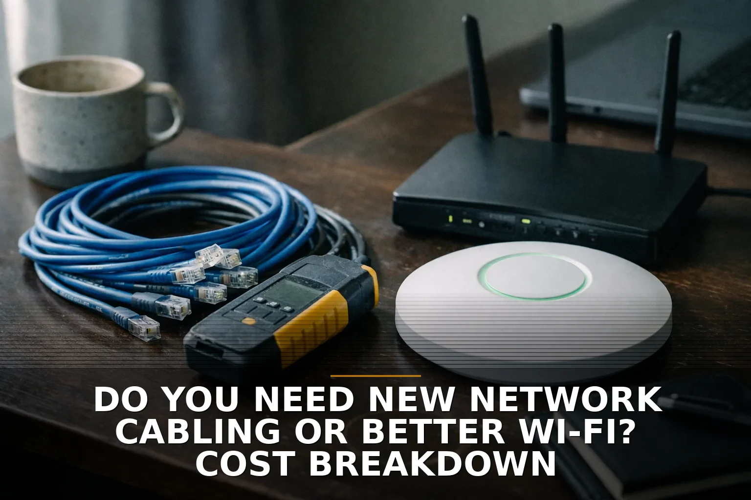 Do You Need New Network Cabling or Better Wi-Fi? Cost Breakdown