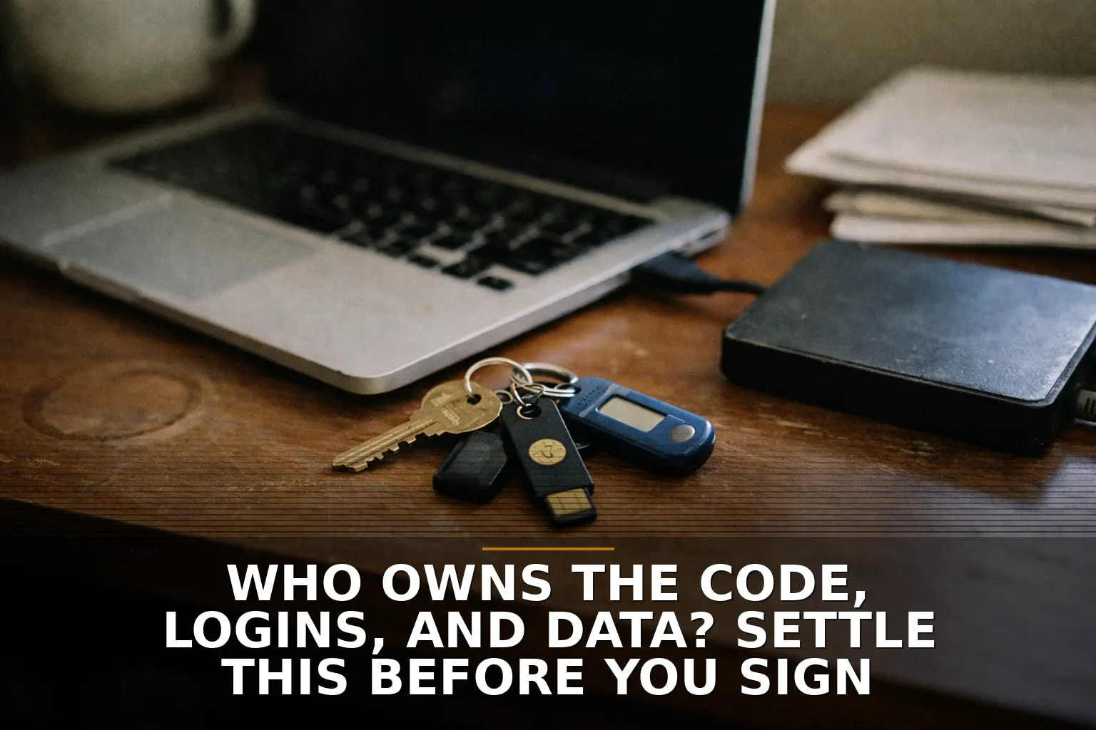 Who Owns the Code, Logins, and Data? Settle This Before You Sign