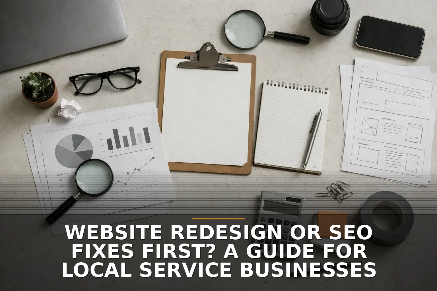 Website Redesign or SEO Fixes First? A Guide for Local Service Businesses