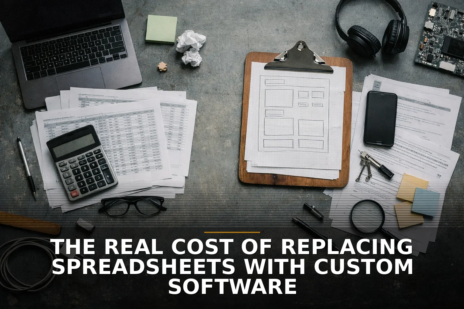 The Real Cost of Replacing Spreadsheets With Custom Software