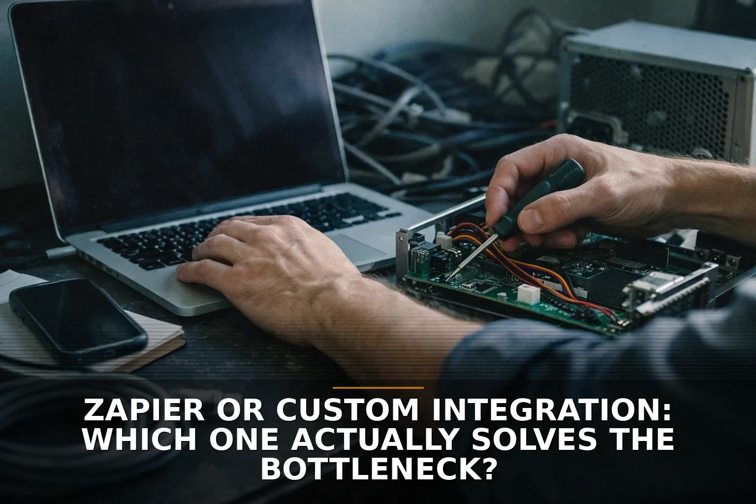 Zapier or Custom Integration: Which One Actually Solves the Bottleneck?