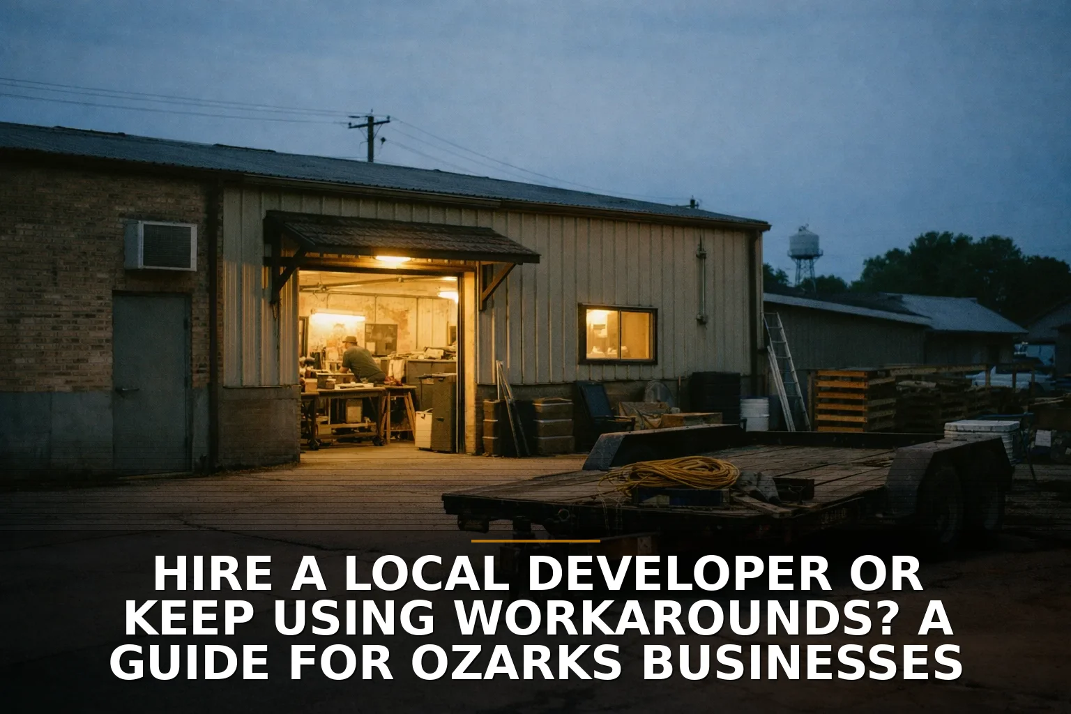Hire a Local Developer or Keep Using Workarounds? A Guide for Ozarks Businesses